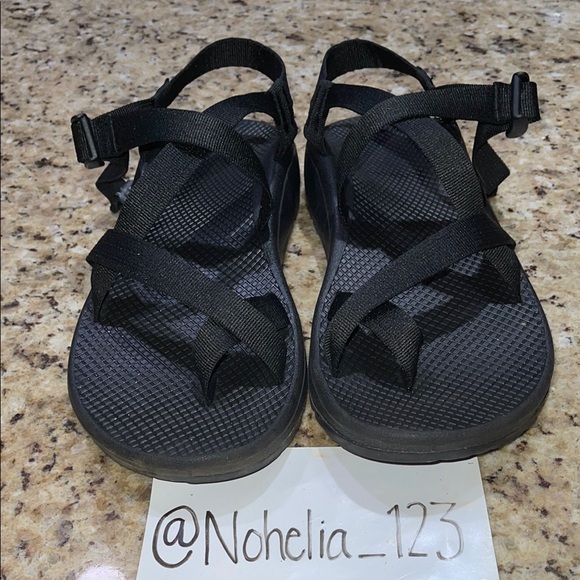 Black Chaco Strappy Sandals